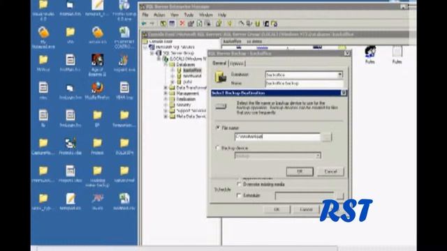 HOW TO TAKE BACKUP FROM SQL SERVER 2000 смотреть онлайн