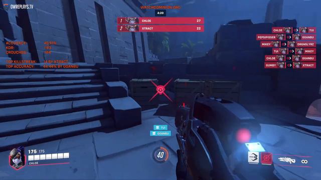 Widow HS Win VS. Top 500/Masters by CHLOE — Overwatch 2 Replay DFZA6E смотреть онлайн