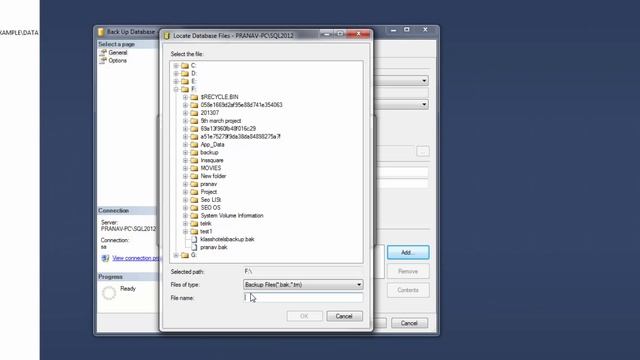 How to backup .bak file in sql server смотреть онлайн