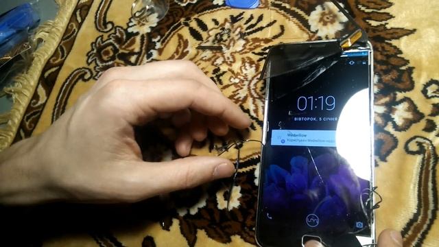 UMI TOUCH X как снять сенсор, разборка телефона... смотреть онлайн