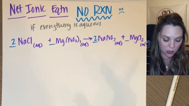 Net Ionic Equation with NO REACTION - Why do some net ionics have no reaction? смотреть онлайн