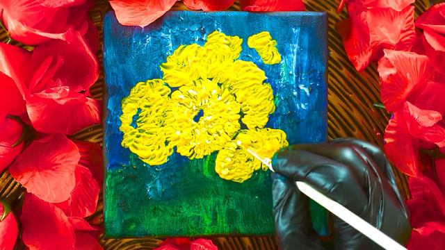 Teddy bear sunflower｜ You can draw it in 3 Minutes! смотреть онлайн