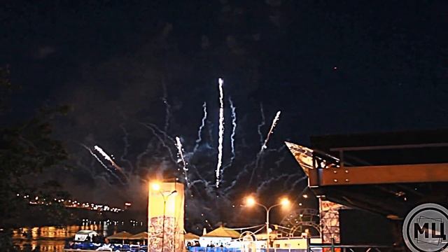 Фейерверк в Красноярске / Fireworks In Krasnoyarsk