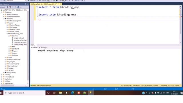 How to write insert into #sqltable example | what is SQL insert into example| sql sevrer смотреть онлайн
