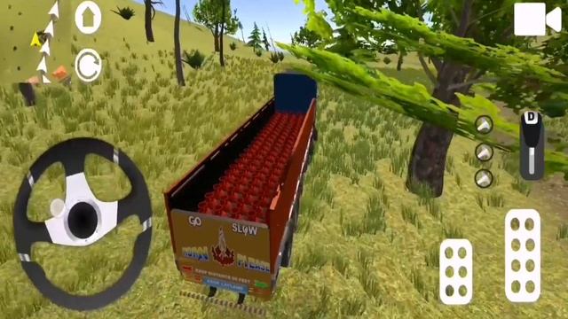 Off-road Cargo Truck Driving Simulator Pro- #27 Real indian Cargo Transport - Android IOS gameplay смотреть онлайн
