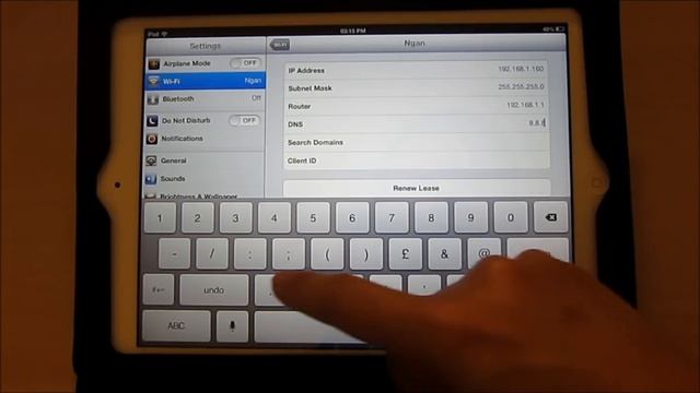 How to set Google DNS on iPad iOS смотреть онлайн