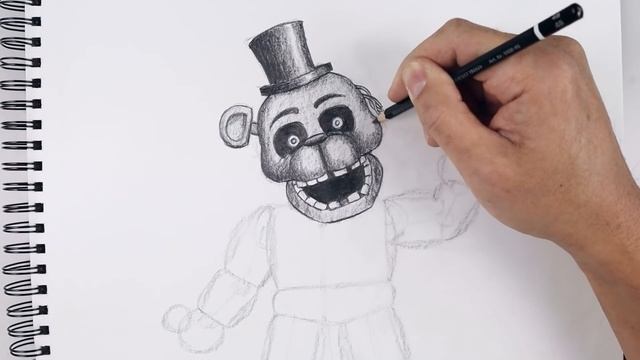 How To Draw Phantom Freddy | FNAF Sketch Tutorial (Step by Step) смотреть онлайн