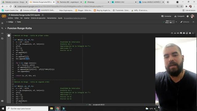 Métodos de Runge Kutta | Python | Google Colab смотреть онлайн