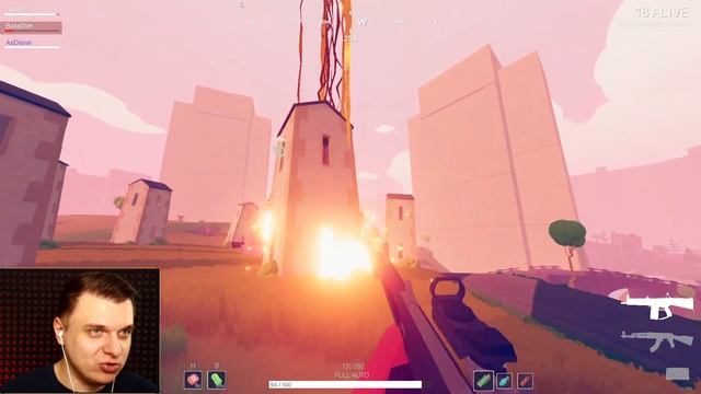 Вообще ничего не понимаю - Totally Accurate Battlegrounds смотреть онлайн