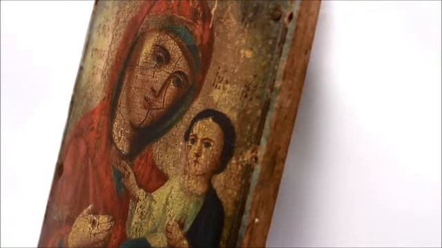 Икона старинная Богородица Смоленская. DR0181 смотреть онлайн