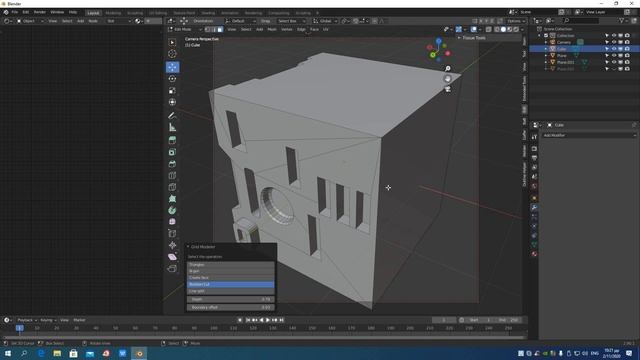 Grid modeler add-on tutorial смотреть онлайн