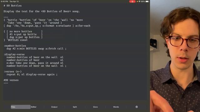 Forth Programming Language on iOS (iPad and iPhone) смотреть онлайн
