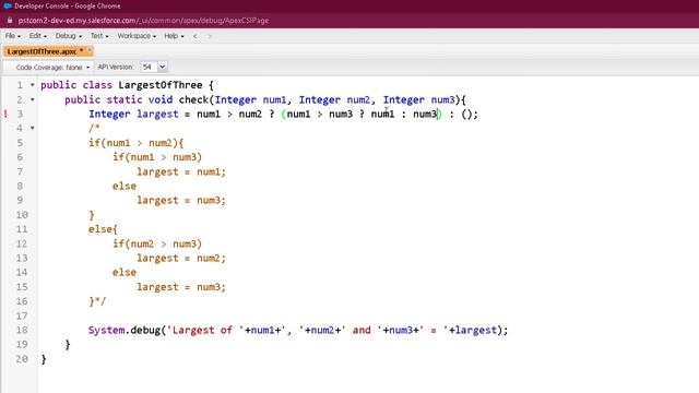 Nested If Else Statement - Apex Programming Level 4 ⭐⭐⭐⭐ смотреть онлайн
