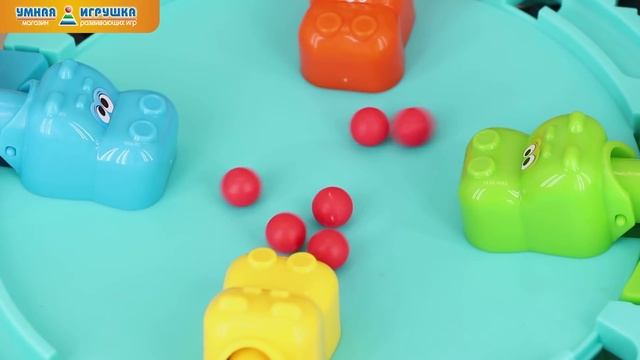Настольная игра «Голодные бегемотики» (Hungry Hungry Hippos), Hasbro смотреть онлайн