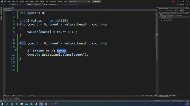 Return, Break, Continue and Goto in C# [C# Fundamental series, examples in .NET 6 ] смотреть онлайн