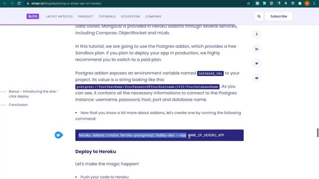 A Step by Step guide to deploy Strapi to Heroku смотреть онлайн