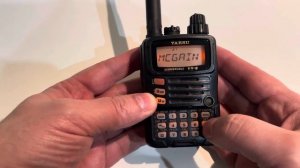 5. Рация YAESU VX-6 настройка чувствительности микрофона