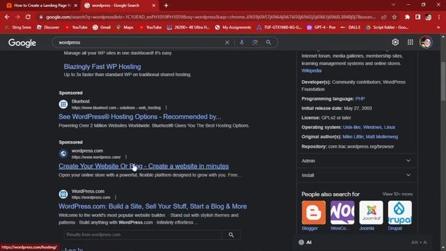 WordPress LANDING PAGE Creation Instructions смотреть онлайн