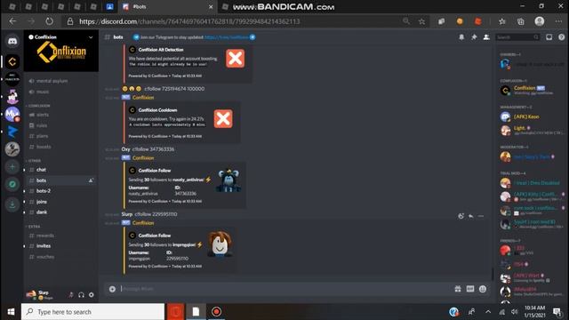 How to bot followers on roblox (Works 2021) [Conflixion Bot] смотреть онлайн