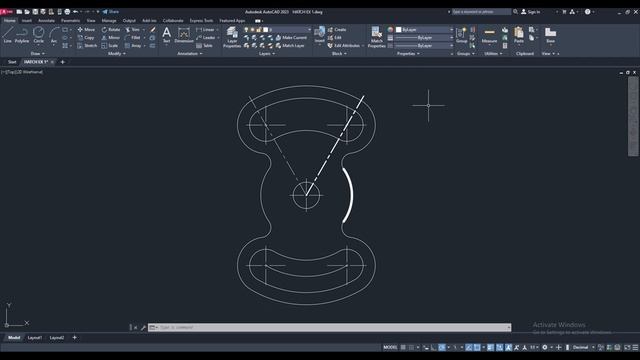 AutoCAD 2D Drawing Practice | Hatch Creation Part 3/3 | ENGLISH |AutoCAD Fundamental Tutorial Serie смотреть онлайн