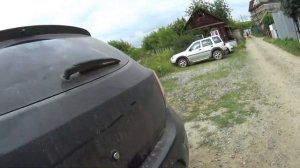 Рено Сандеро Степвей 2. Снятие глушителя.