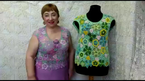 Кофточка  «Цветик-Семицветик»  от О. С. Литвиной.