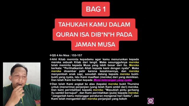 BIKIN NGAKAK AJAH SOPBEKATUL | QURAN SALAH SEJARAH NABI ISA DIBUNUH JAMAN NABI MUSA смотреть онлайн