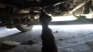 Снятие КПП  с автомобиля "Газель"