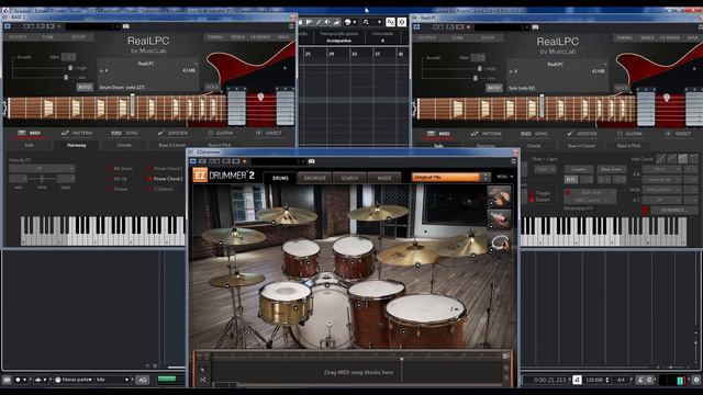 DEMONSTRAÇÃO USANDO VSTi - EZdrummer 2 & REAL LPC NO CUBASE 10.5 смотреть онлайн