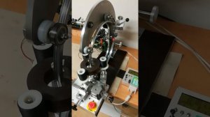 самодельный намоточный станок, тороидальной намотки, тест