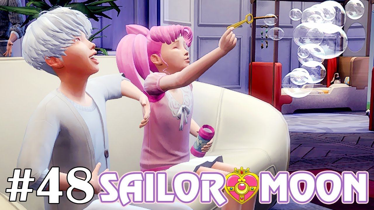 Детские забавы - The Sims 4 - Sailor Moon #48 смотреть онлайн