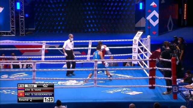 Day 7 (54kg) VAHE Badalyan (ARM) vs SEIDEKMATOV Sanzhai (KGZ) | AIBA WCHs 2021 смотреть онлайн