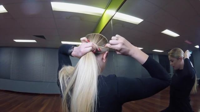 Simple & Easy Hairstyle For Dance Competitions.