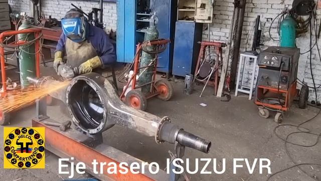 REVISION Y REPARACION EJE TRASERO O HAUSEN CHEVROLET FVR TECNOLIGIA IZUSU