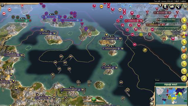 Civilization 5 Gameplay - AI ONLY World Mods [42 Civs Domination] Part 29 смотреть онлайн