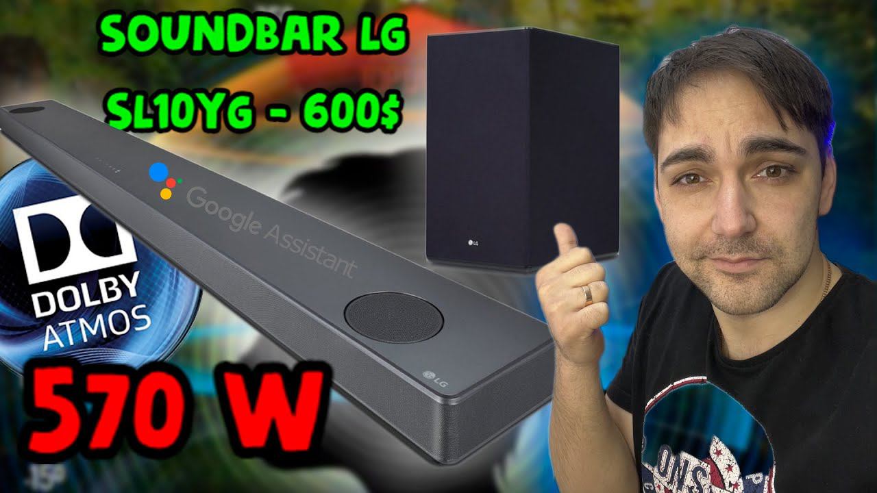 Звуковая панель от LG с DolbyAtmos и мощностью 570 w за 600$ смотреть онлайн