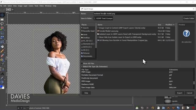 How to Export a Single Layer From GIMP смотреть онлайн