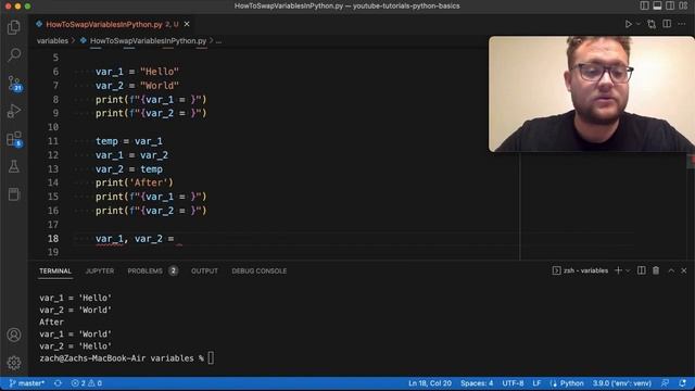 How To Swap Variables In Python смотреть онлайн