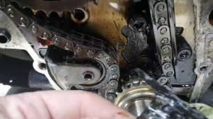 Перескок цепи 409 мотор на 4 зуба.