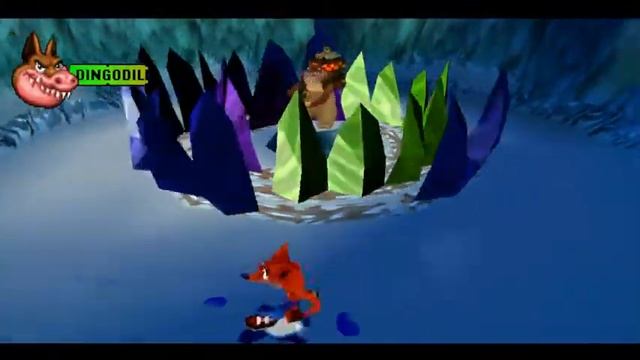 Dingodile fight (Crash Bandicoot: Warped) смотреть онлайн