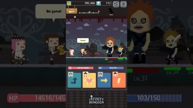 Infinity Dungeon All summon skills смотреть онлайн