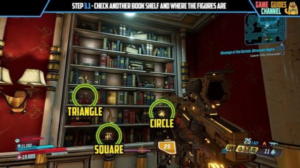 Hidden Puzzle Solution Borderlands 3 Revenge of the Cartels (Every Mansion Needs a Puzzle)