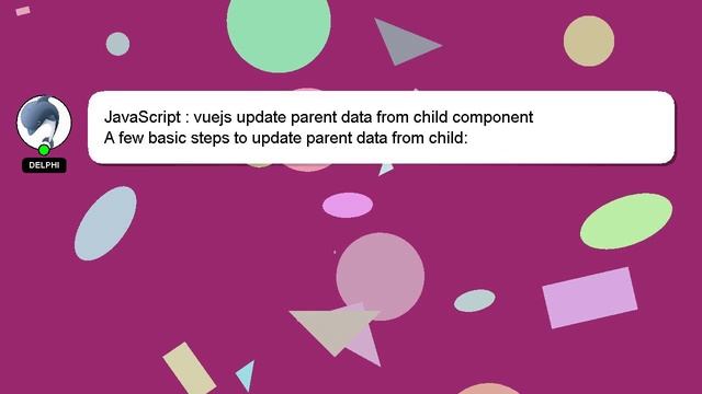 JavaScript : vuejs update parent data from child component смотреть онлайн