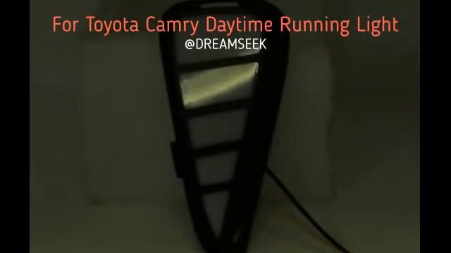 Dreamseek LED DRL Daytime Light For Toyota Camry Facelift Model XV50 15-2017 Fog Lamp With Turn смотреть онлайн