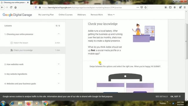 Google Digital Garage Certification Course Module 1 - 3 answers | Digital Marketing| Updated 2020 смотреть онлайн