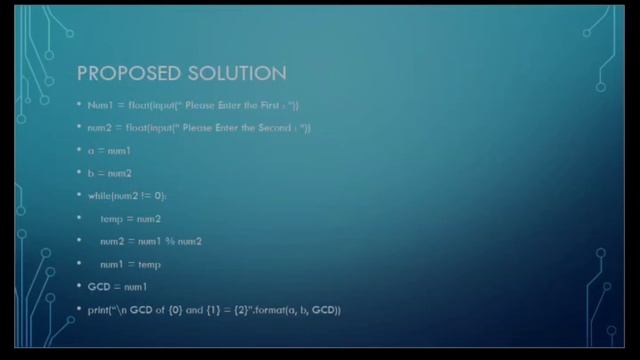 PYTHON CASESTUDY-WRITE A PYTHON PROGRAM TO THE GREATEST COMMON DIVISOR (GCD) OF TWO POSITIVE INTEGE смотреть онлайн