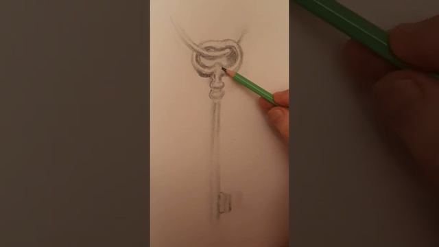 Рисуем старинный ключ смотреть онлайн