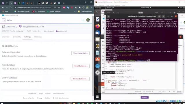 Postgres Heroku Database with Flask смотреть онлайн