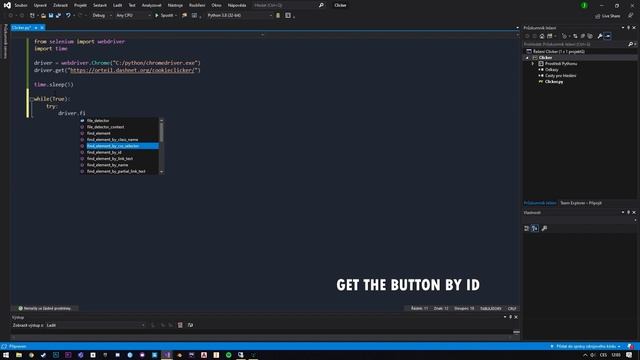 Python Click Bot смотреть онлайн