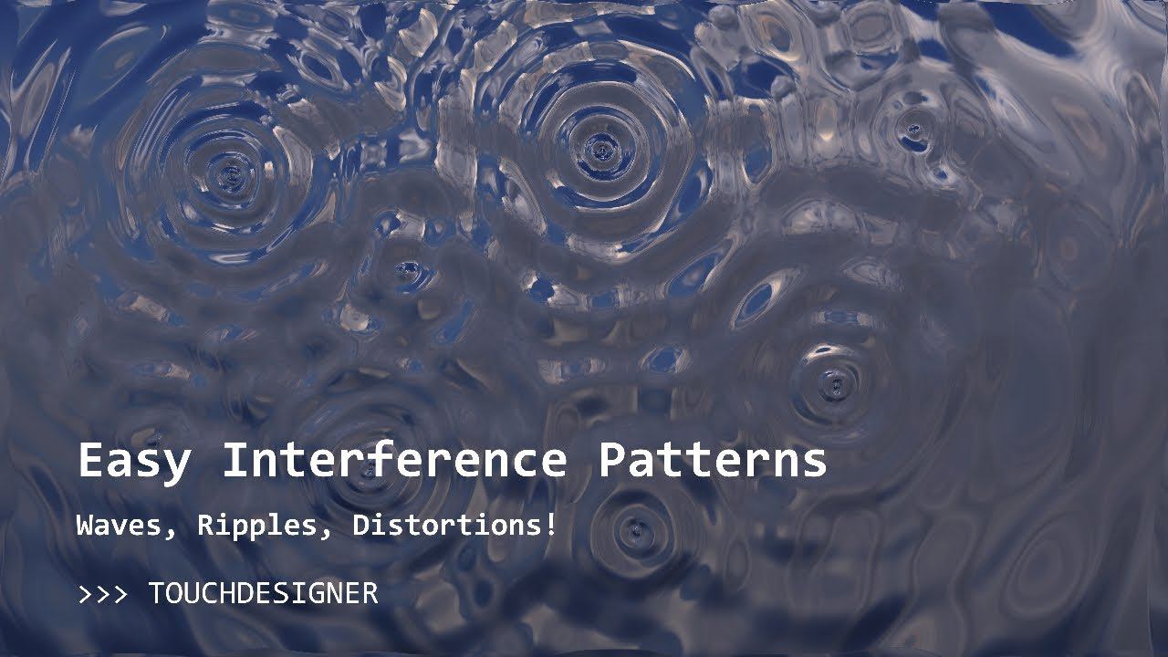Wavy Interference Patterns in TouchDesigner смотреть онлайн